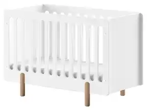 Gitterbett Simple ca. 60x120 cm Weiß, Weiß