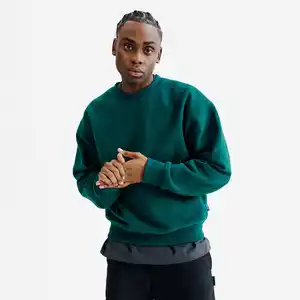 DECATHLON Sweatshirt Herren Rundhals - Elementals grün