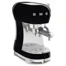 Bild 1 von Smeg Espressomaschine 50´s Style, Schwarz Hochglanz, Metall, Kunststoff, 1100 ml, 14.9x33x32.9 cm, Küchengeräte, Kaffeemaschinen & Zubehör