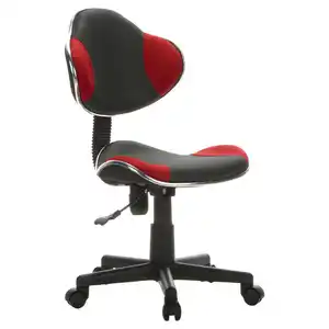 Mid.you Jugenddrehstuhl, Grau, Rot, Kunststoff, Drehkreuz, 45x86-101x42 cm, Arbeitszimmer, Bürostühle, Jugend- & Kinderschreibtischstühle