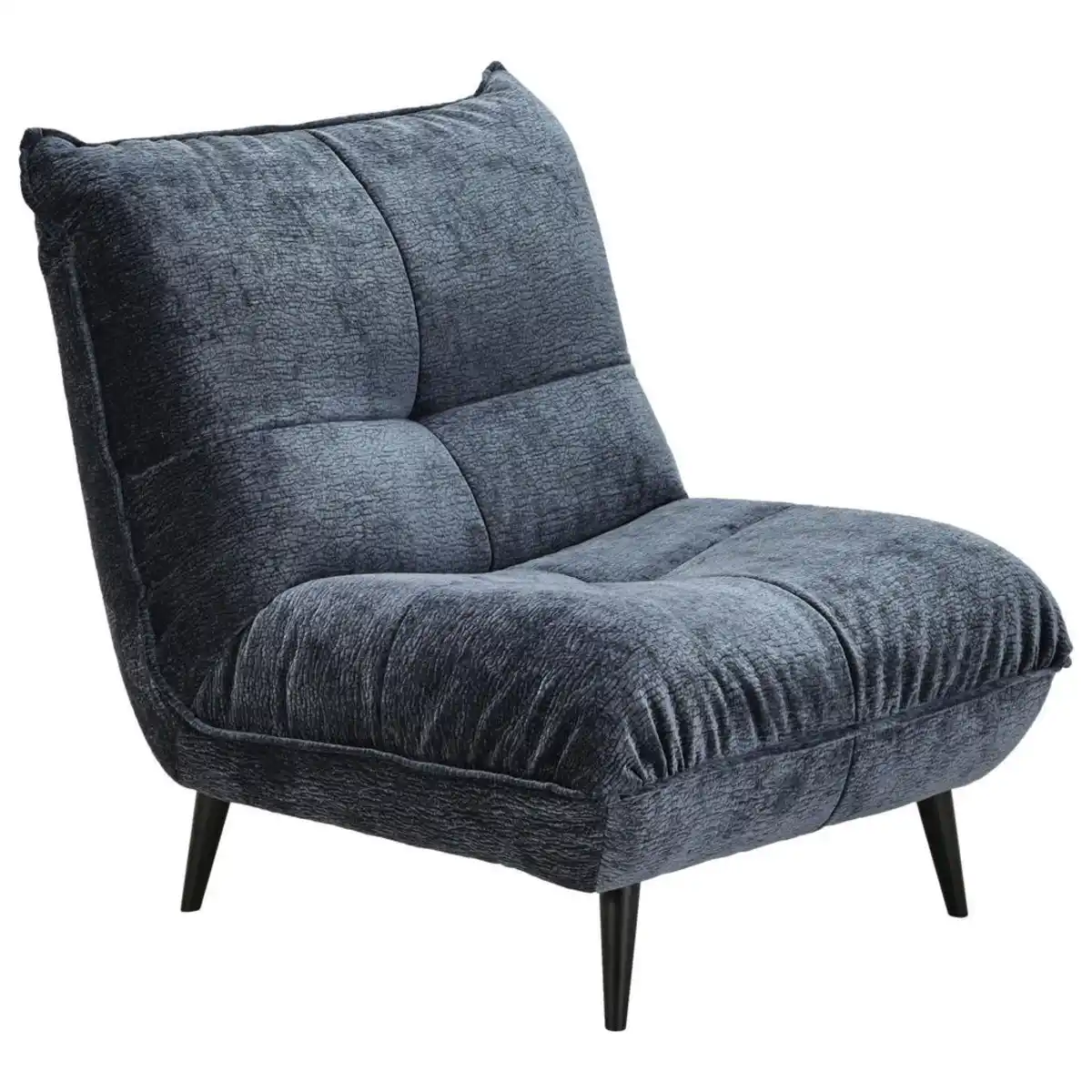 Bild 1 von Hom`in Sessel, Dunkelblau, Textil, 89x100x101 cm, Made in EU, Stoffauswahl, Stühle