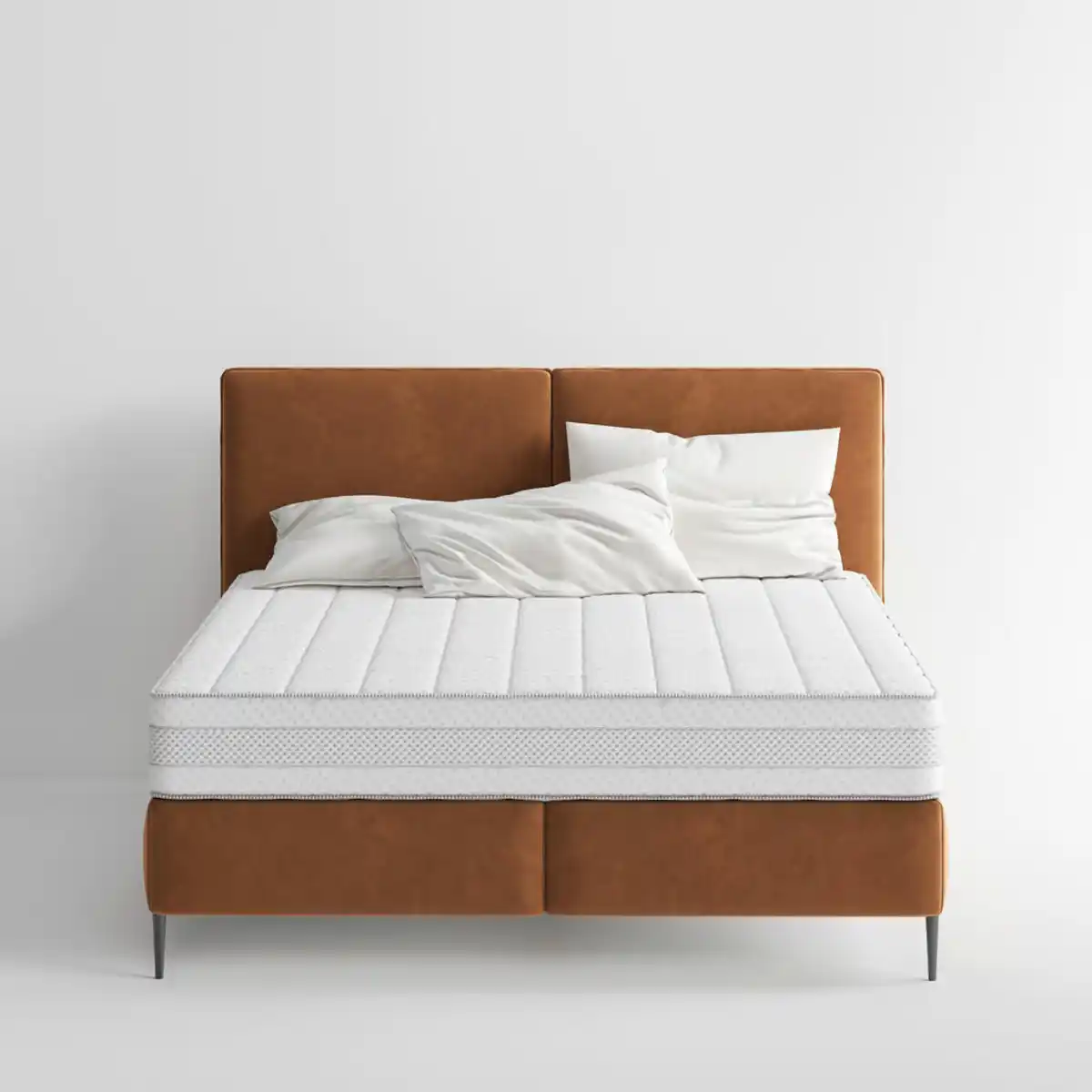 Bild 1 von Livetastic Taschenfederkernmatratze Best H4, Weiß, Textil, H4, Füllung: Kaltschaum, Taschenfederkern, 90x200 cm, Bezug abnehmbar/waschbar, Ober- und Unterseite versteppt, für Hausstauballergiker g