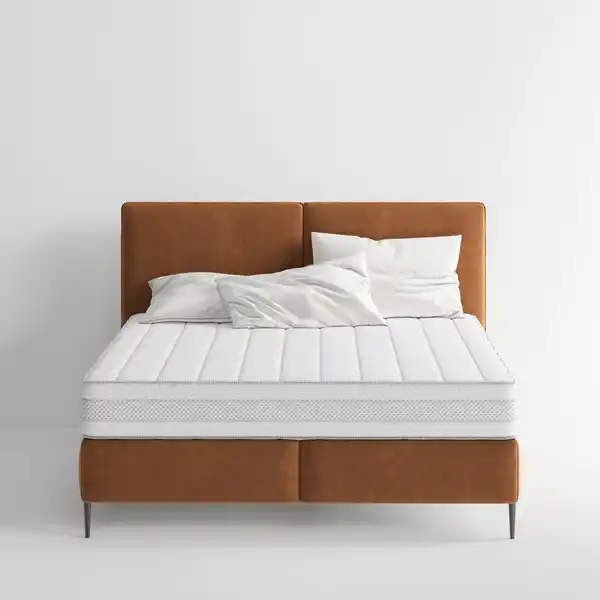 Bild 1 von Livetastic Taschenfederkernmatratze Best H4, Weiß, Textil, H4, Füllung: Kaltschaum, Taschenfederkern, 90x200 cm, Bezug abnehmbar/waschbar, Ober- und Unterseite versteppt, für Hausstauballergiker g