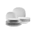 Bild 1 von Mäser Tafelservice, Weiß, Keramik, 18-teilig, Punkte, Essen & Trinken, Geschirr, Geschirr-Sets, Tafelservice