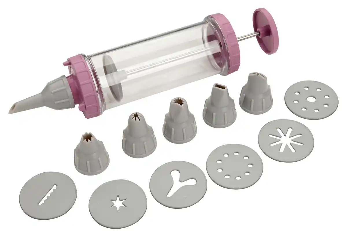 Bild 1 von Garnierspritze XMAS2 in Altrosa, Grau, Altrosa, Transparent