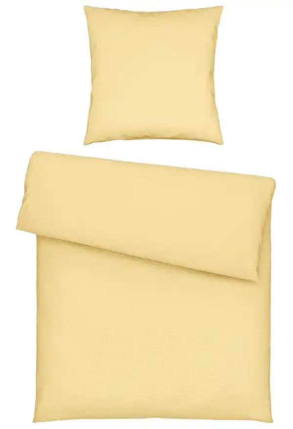 Bild 1 von Bettwäsche Gisi in Gelb ca. 135x200cm, Gelb