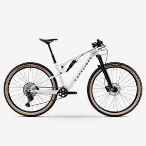 ROCKRIDER Mountainbike XC vollgefedert Carbonrahmen Race 900S weiss