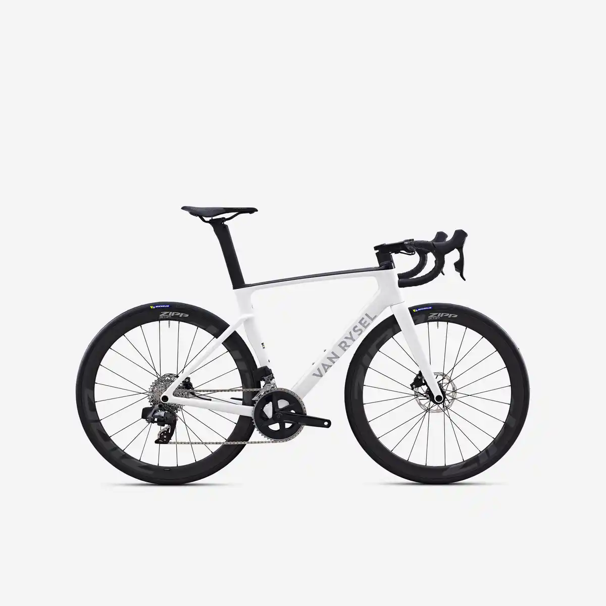 Bild 1 von VAN RYSEL Rennrad Race RCR-R CF SRAM Rival AXS Powermeter weiß