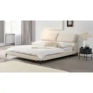 Livetastic Polsterbett Fiames, Creme, Holz, Metall, Pappel,Kiefer, Pappel, Sperrholz,Sperrholz, 32-Zonen, Höhe ca. - cm, 180x200 cm, nicht verstellbar, Schlafzimmer, Betten, Polsterbetten