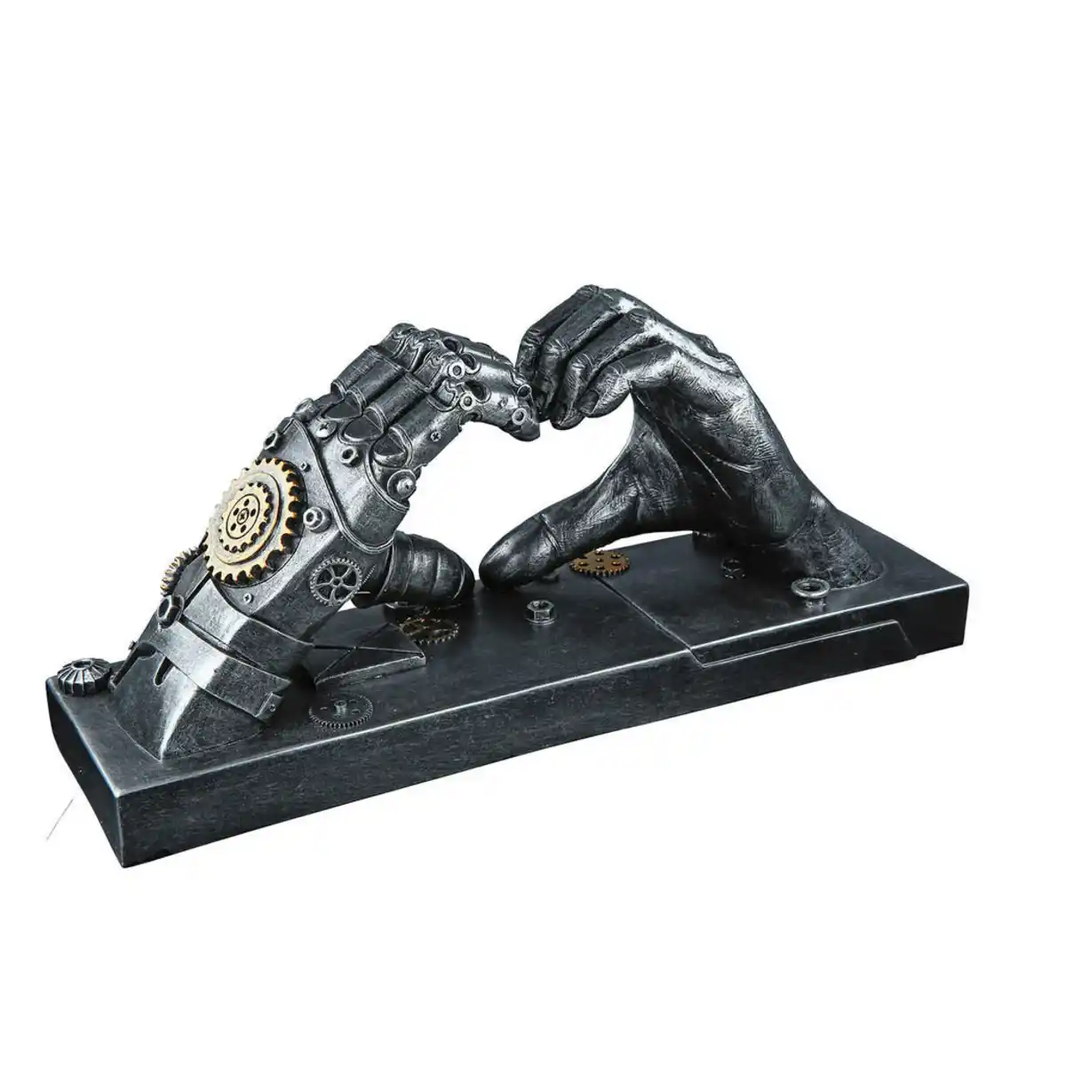 Bild 1 von Skulptur Steampunk Hand, Silber, Kunststoff, Objekte, 35x16x9.5 cm, Dekoration, Skulpturen & Dekoobjekte, Skulpturen
