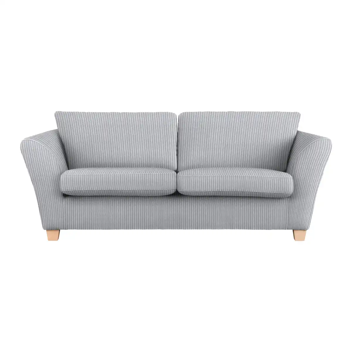 Bild 1 von 3-Sitzer-Sofa Devado Hellgrau Cord, Hellgrau