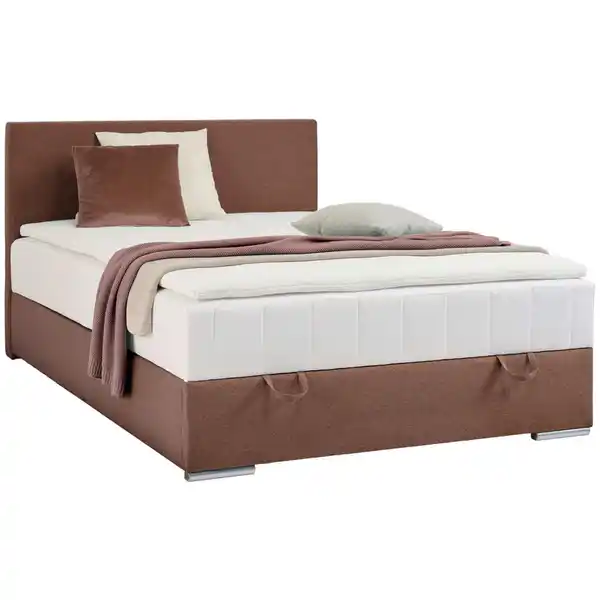 Bild 1 von Boxxx Boxbett, Braun, Textil, H3, Höhe ca. 22 cm, 90x200 cm, Topper durchgehend, in verschiedenen Größen erhältlich, Matratze durchgehend, Schlafzimmer, Betten, Boxspringbetten