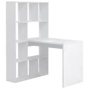 Mid.you Schreibtischkombination, Weiß, Holzwerkstoff, 9 Fächer, 110x149x94 cm, Stauraum, Arbeitszimmer, Schreibtische, Schreibtischkombination