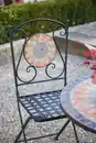 Bild 1 von Gartenstuhl Schwarz Mosaik klappbar, Multicolor, Schwarz