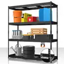 Bild 1 von Floordirekt Schwerlastregal Yukon Rivet, Schwarz, Metall, 160x180x60 cm, Freizeit, Heimwerken, Werkstatt
