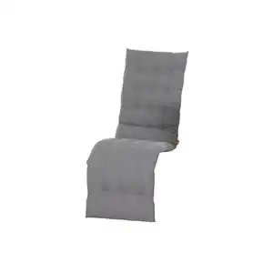 Siena Garden Liegenauflage, Silber, Textil, Uni, Füllung: Schaumstoff, 48x6x160 cm, hochwertige Qualität, für den Außenbereich geeignet, mittels Bändern zu befestigen, Outdoor-Kissen, Liegenaufl