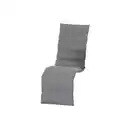 Bild 1 von Siena Garden Liegenauflage, Silber, Textil, Uni, Füllung: Schaumstoff, 48x6x160 cm, hochwertige Qualität, für den Außenbereich geeignet, mittels Bändern zu befestigen, Outdoor-Kissen, Liegenaufl