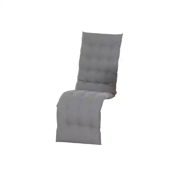 Bild 1 von Siena Garden Liegenauflage, Silber, Textil, Uni, Füllung: Schaumstoff, 48x6x160 cm, hochwertige Qualität, für den Außenbereich geeignet, mittels Bändern zu befestigen, Outdoor-Kissen, Liegenaufl