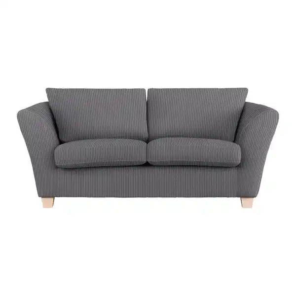Bild 1 von 2-Sitzer-Sofa Devado Dunkelgrau Cord, Dunkelgrau