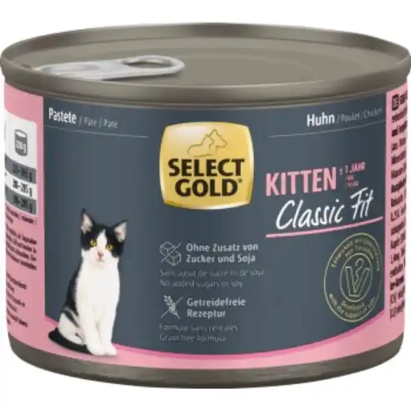 Bild 1 von SELECT GOLD Kitten Huhn 6x200 g