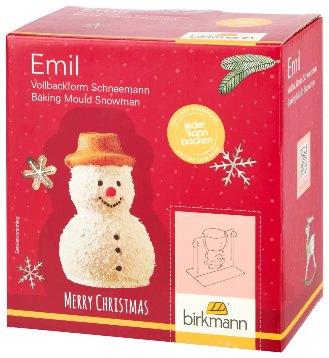 Bild 2 von BIRKMANN Vollbackform »Schneemann Emil«