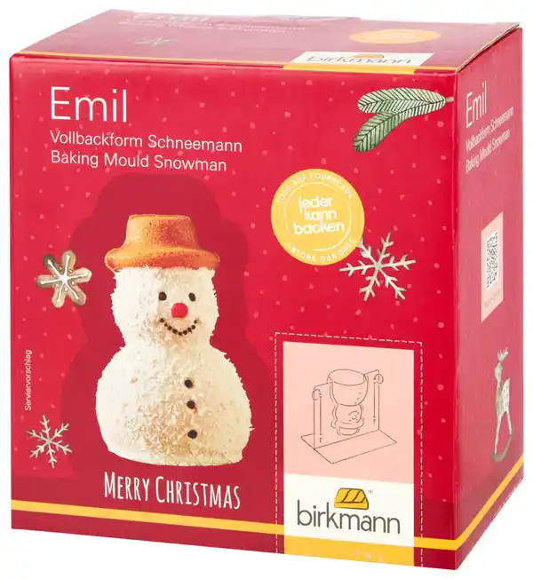Bild 2 von BIRKMANN Vollbackform »Schneemann Emil«