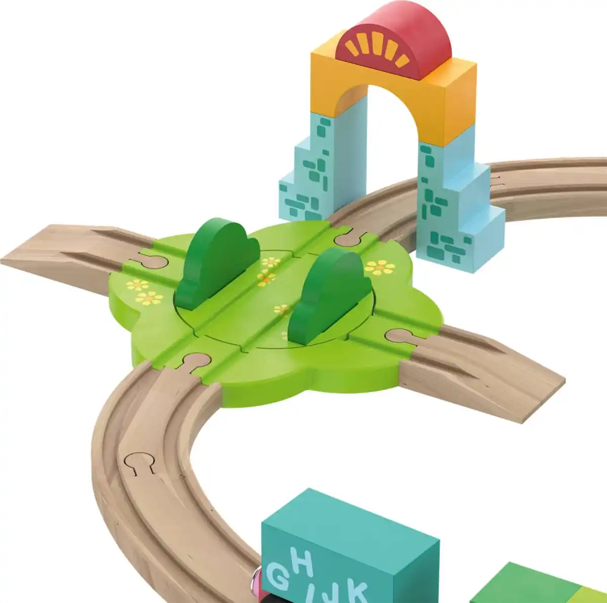 Bild 3 von KIDLAND® »Meine erste Bahn« Montessori-Set, 41-teilig