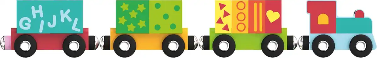 Bild 2 von KIDLAND® »Meine erste Bahn« Montessori-Set, 41-teilig