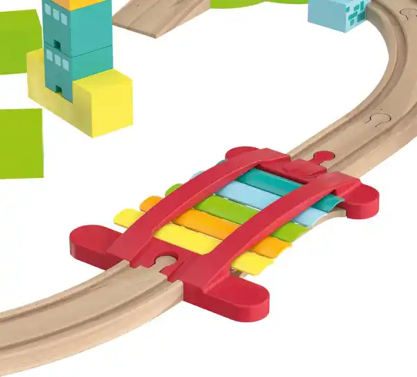 Bild 4 von KIDLAND® »Meine erste Bahn« Montessori-Set, 41-teilig