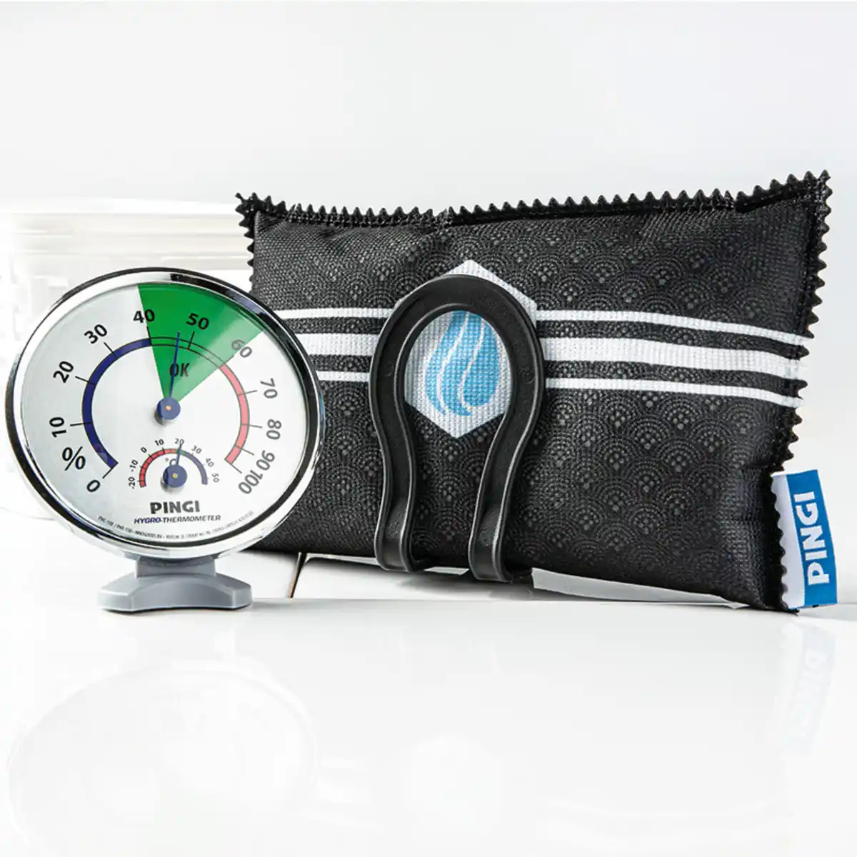 Bild 1 von Pingi Mehrweg-Entfeuchter oder Thermo-/ Hygrometer