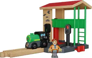 KIDLAND® »Weichenhäuschen« Erweiterungs-Set, 4-teilig