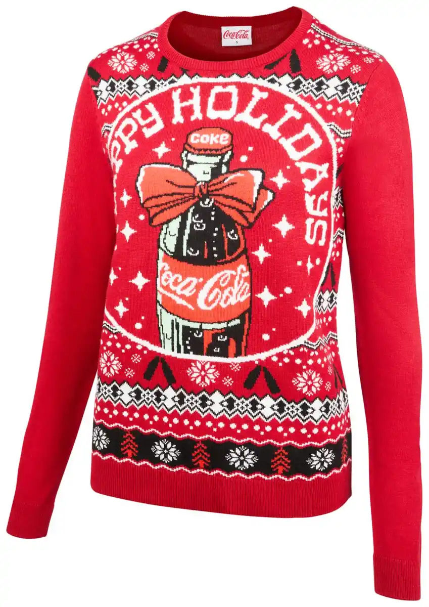 Bild 1 von Damen-Weihnachtspullover »Coca-Cola«