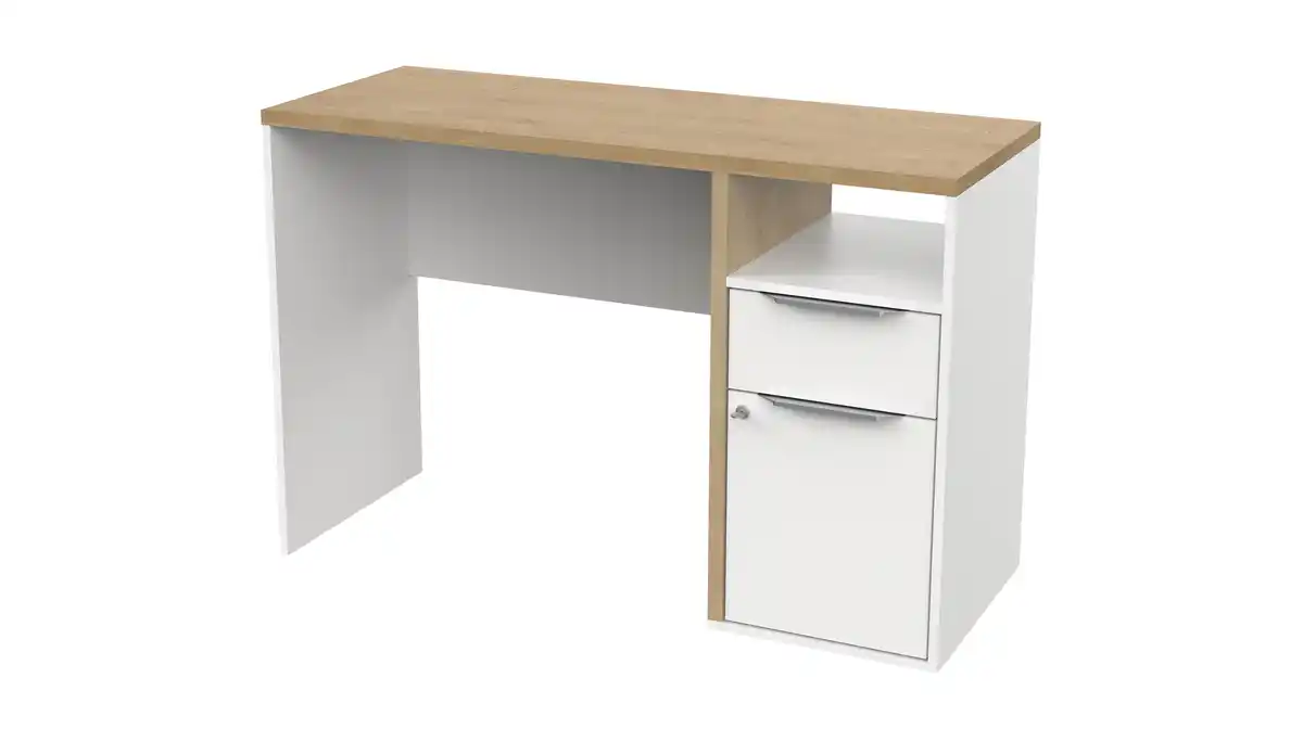 Bild 1 von Schreibtisch Artisan Eiche weiß 117 x 45 cm - ACCESS