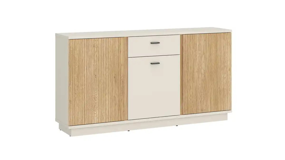 Bild 1 von Sideboard mit 1 Schublade beige - Eiche 150 cm - MOSANO