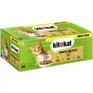 Kitekat Multipack Bunte Vielfalt in Sauce 48x85 g