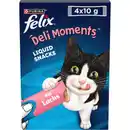 Bild 1 von Felix Katzensnack Deli Moments 4 x 10 g Lachs