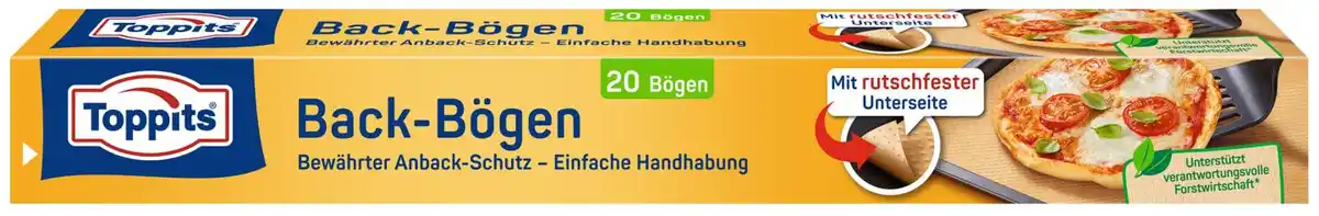 Bild 1 von TOPPITS Backpapier, 20-St.-Packg.