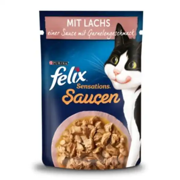 Bild 1 von Felix Sensations Saucen Lachs und Garnelen 26x85 g