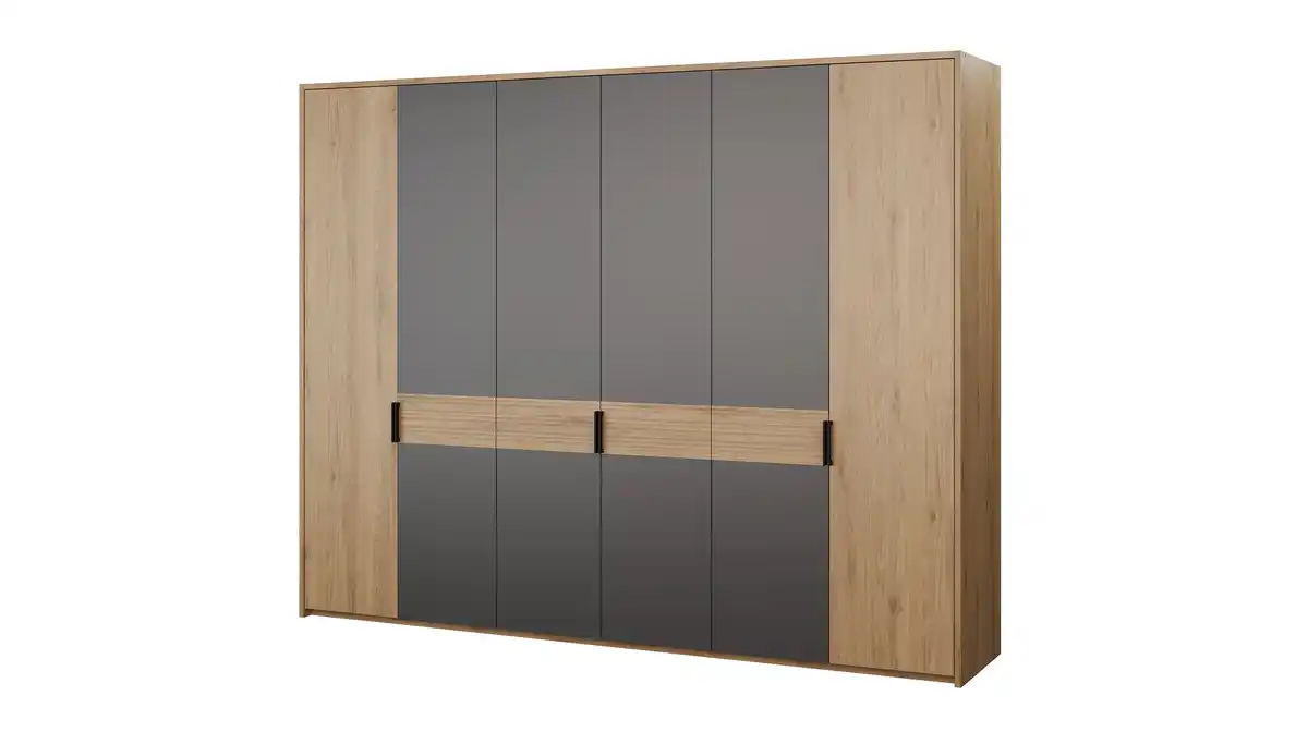Bild 1 von Kleiderschrank Wildeiche grau 266 cm - 6-türig - VALPECULA