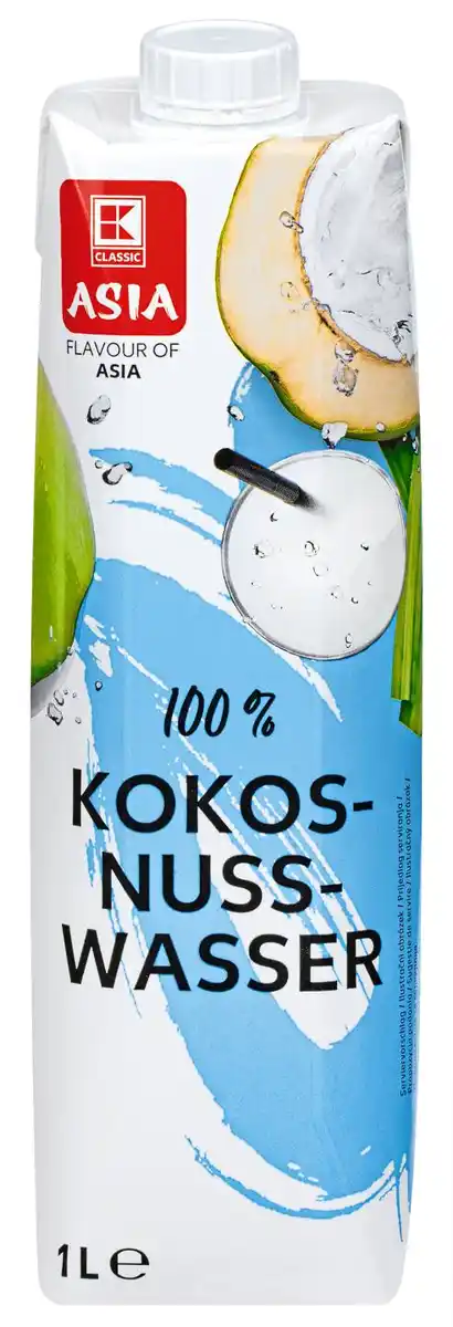 Bild 1 von K-CLASSIC ASIA Kokosnusswasser, 1-l-Packg.