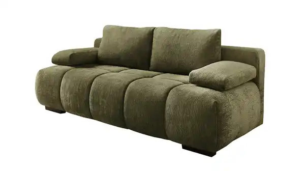 Bild 1 von Schlafsofa grün mit Bettkasten 213 cm - RENO