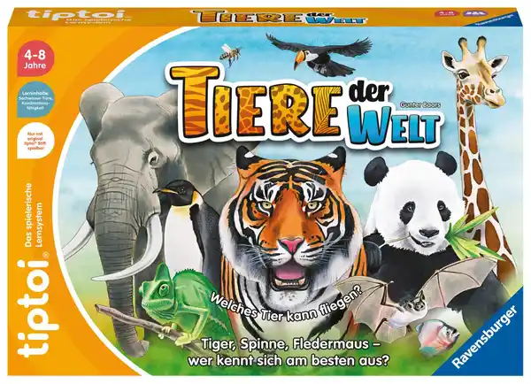 Bild 1 von RAVENSBURGER »Tiere der Welt« tiptoi® Brettspiel