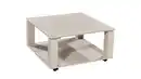 Bild 1 von Couchtisch beige quadratisch 76 x 76 cm Wohnzimmertisch - ROMY