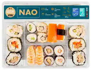 SUSHI 4 YOU Sushi-Box Nao, 460-g-Packg.