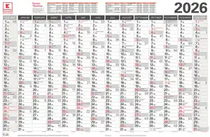 PELIKAN Wandplaner 2026