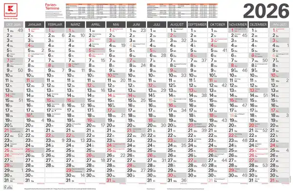 Bild 1 von PELIKAN Wandplaner 2026