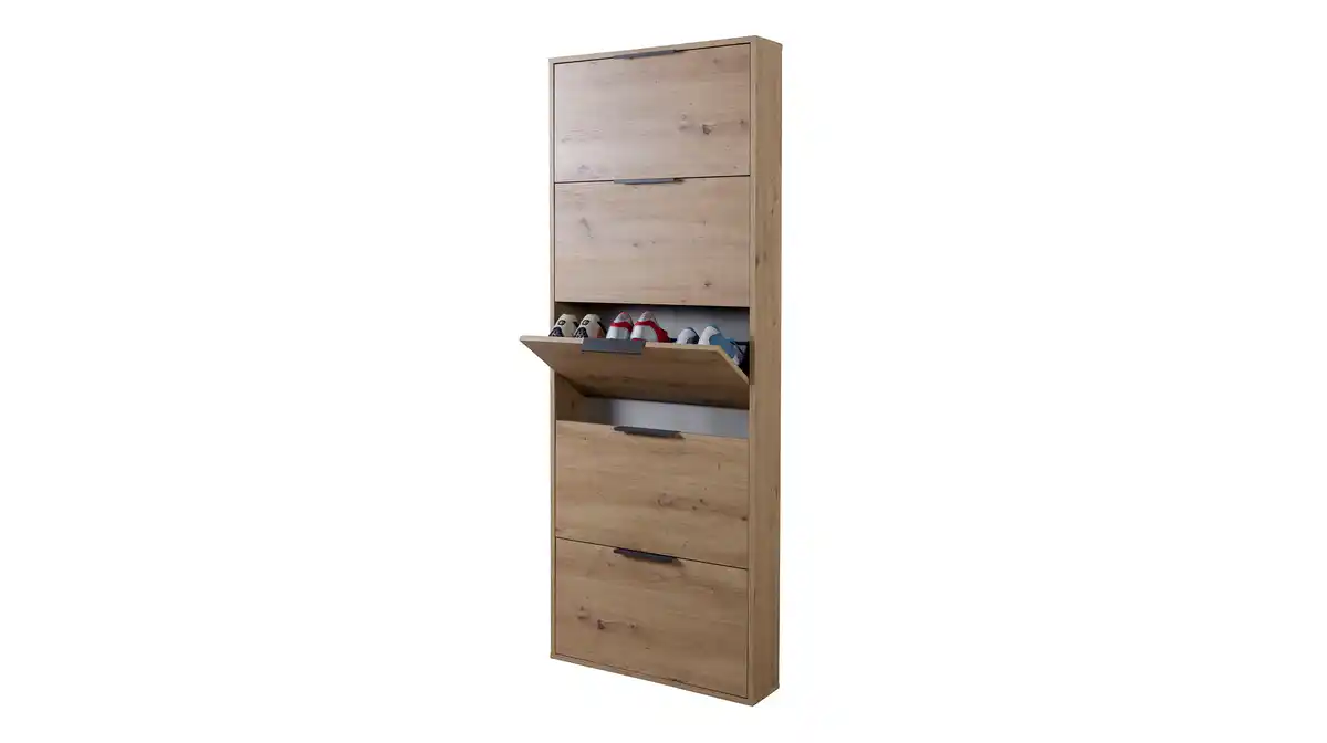 Bild 1 von Schuhschrank Artisan Eiche 5-türig 65 x 174 cm - ESPRESSO