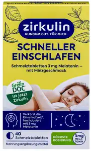 ZIRKULIN Schmelztabletten »Schneller Einschlafen«, 40-St.-Packg.