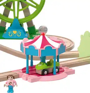 KIDLAND® Eisenbahn-Set »Freizeitpark«, 32-teilig