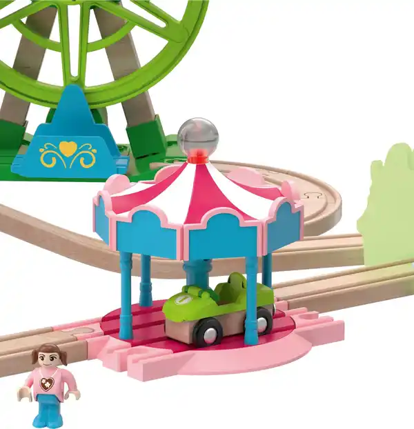 Bild 1 von KIDLAND® Eisenbahn-Set »Freizeitpark«, 32-teilig